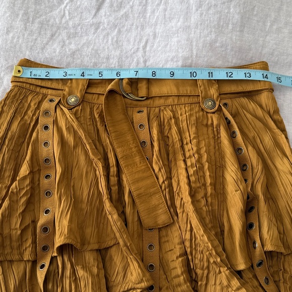 NWOT Free people rue mini skirt grommet - Picture 8 of 8